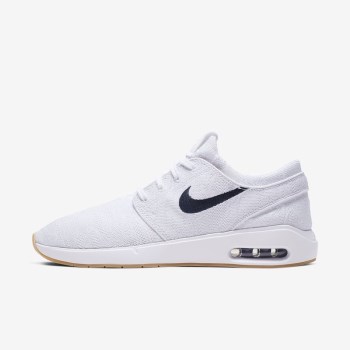 Nike SB Air Max Stefan Janoski 2 - Férfi Utcai Cipő - Fehér/Arany/Világos Barna/Obszidián